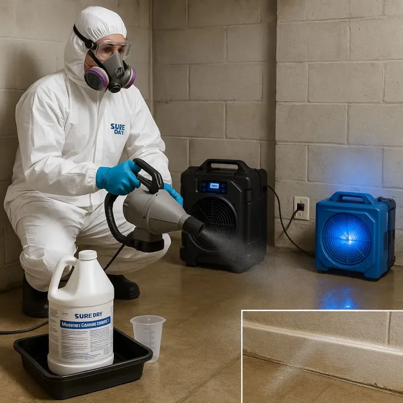 Sanitization and Odor Removal process in Wolfhurst, OH