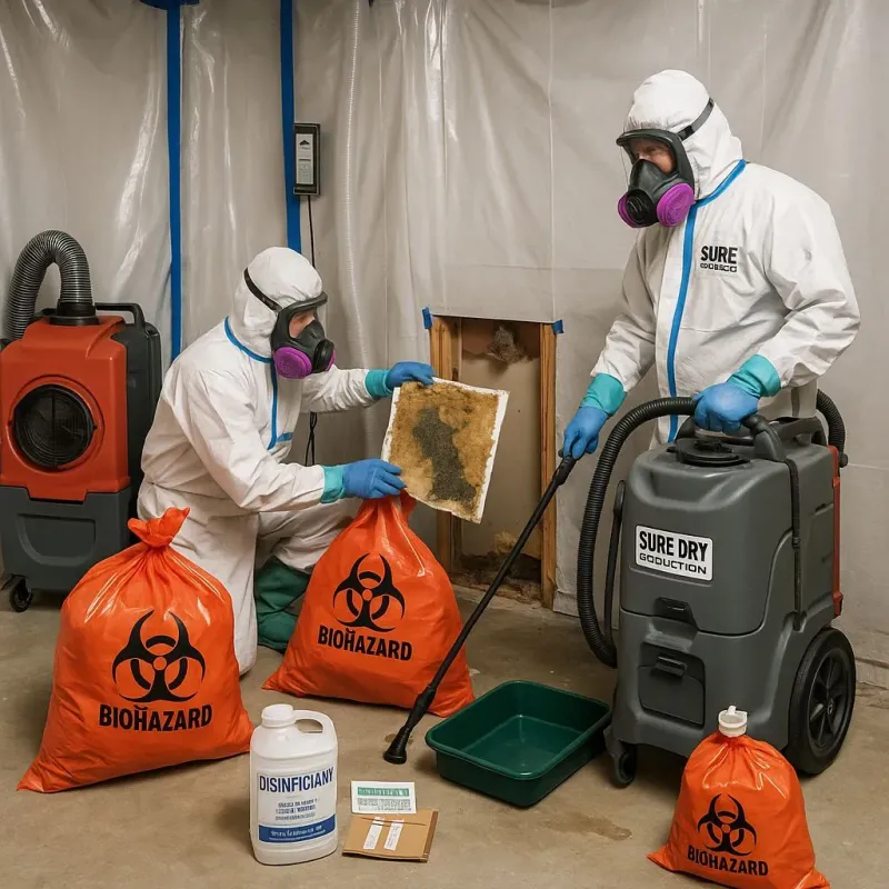 Contaminated Water Handling Protocols process in Wolfhurst, OH
